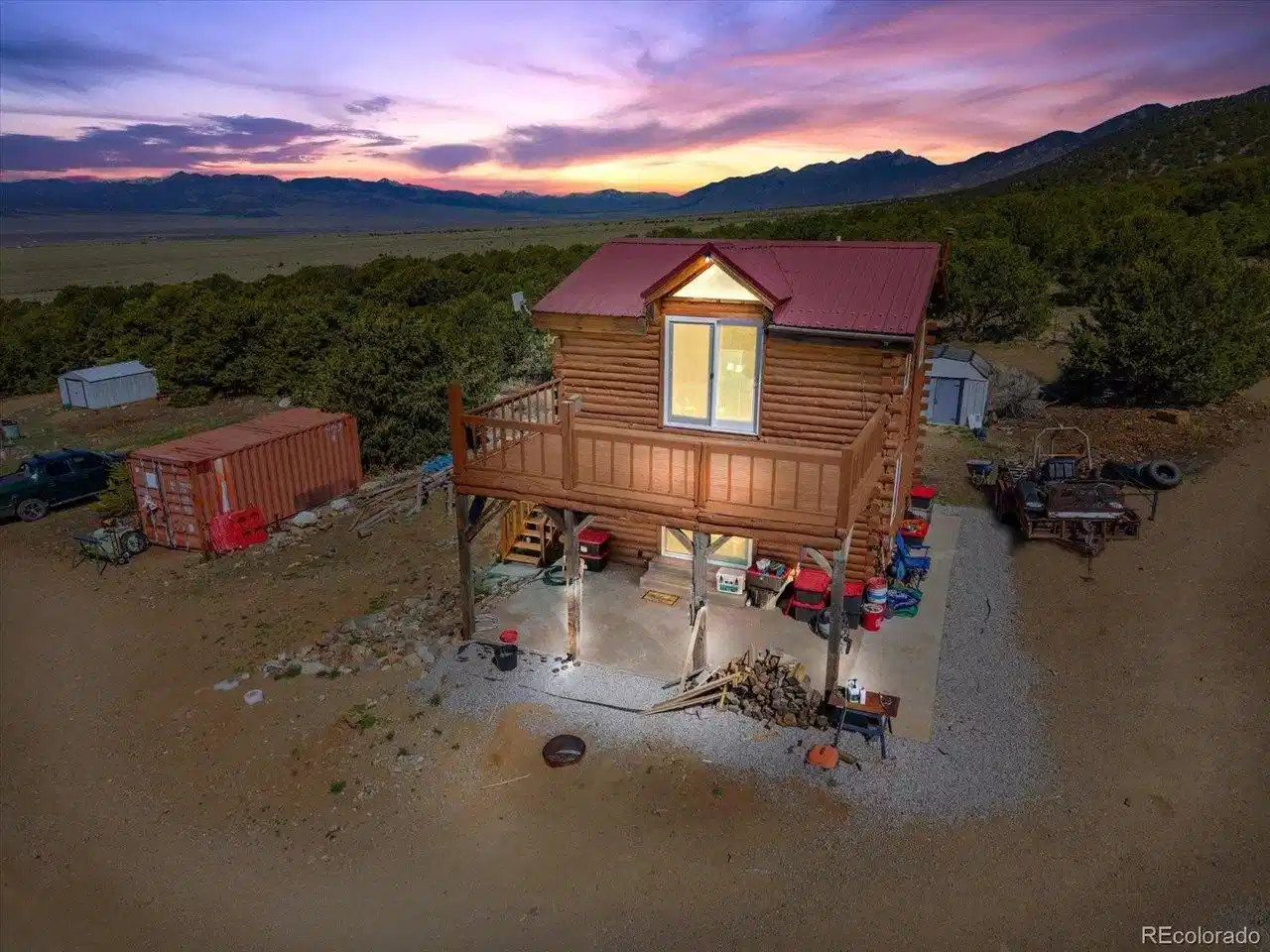 Image 1: Off-grid hunting cabin on nearly 1 acre of land