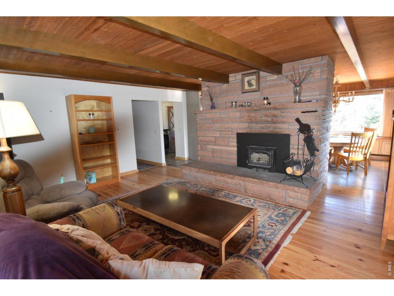 Image 3: Living Room-Lopi wood burning fireplace insert. Image 3: Living Room-Lopi wood burning fireplace insert.