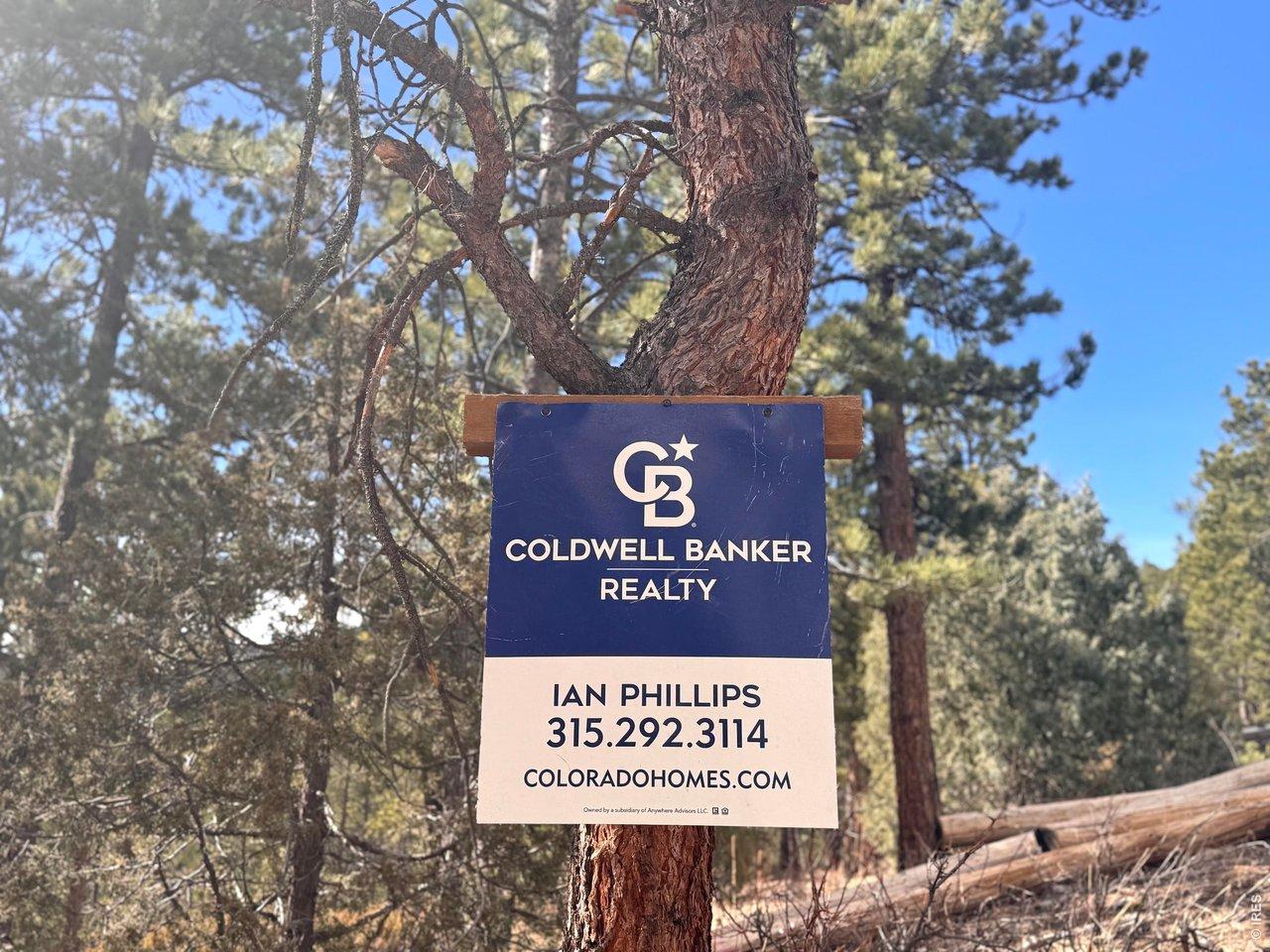 Image 4: Flat and cleared parking spots to the left of my real estate sign.