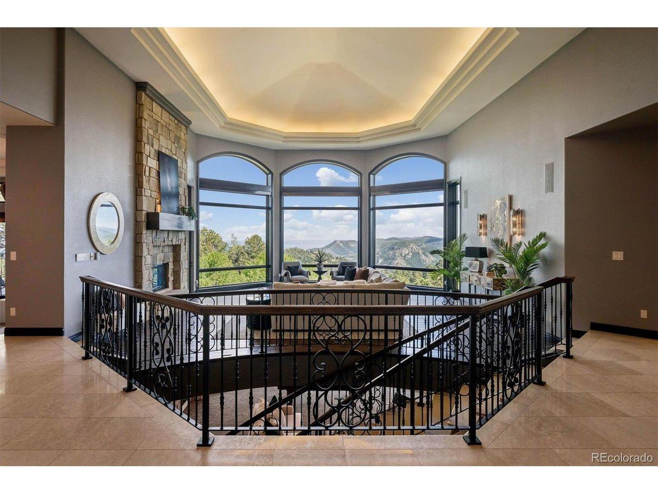 Image 3: Grand Foyer looking through the Living Room and Wall of Windows with Long-distance views Image 3: Grand Foyer looking through the Living Room and Wall of Windows with Long-distance views