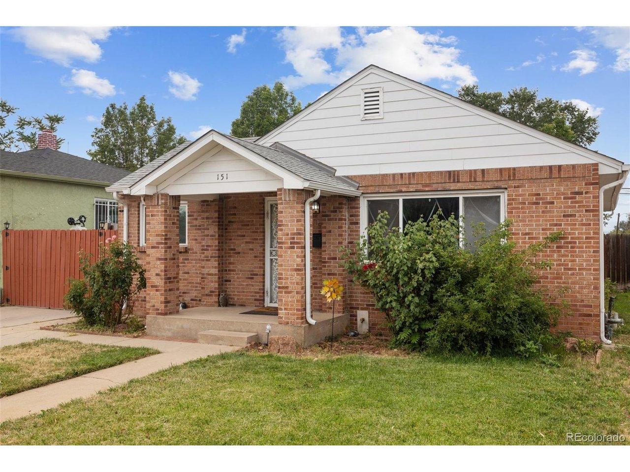 Image 2: Welcome home! Charming brick ranch with inviting curb appeal, mature landscaping, a covered front porch, and a spacious lot in a convenient central Denver location. Image 2: Welcome home! Charming brick ranch with inviting curb appeal, mature landscaping, a covered front porch, and a spacious lot in a convenient central Denver location.