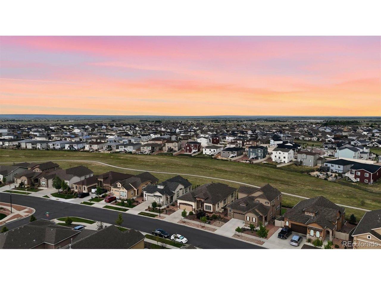 Image 2: Aerial view of home that backs to open space with walking/biking trails. Image 2: Aerial view of home that backs to open space with walking/biking trails.