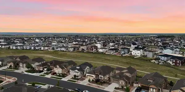Image 2: Aerial view of home that backs to open space with walking/biking trails. Image 2: Aerial view of home that backs to open space with walking/biking trails.