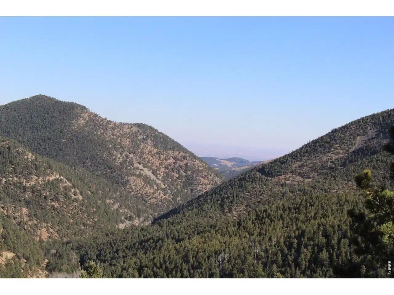 Image 1: View to the East of the foothills and Great Plains