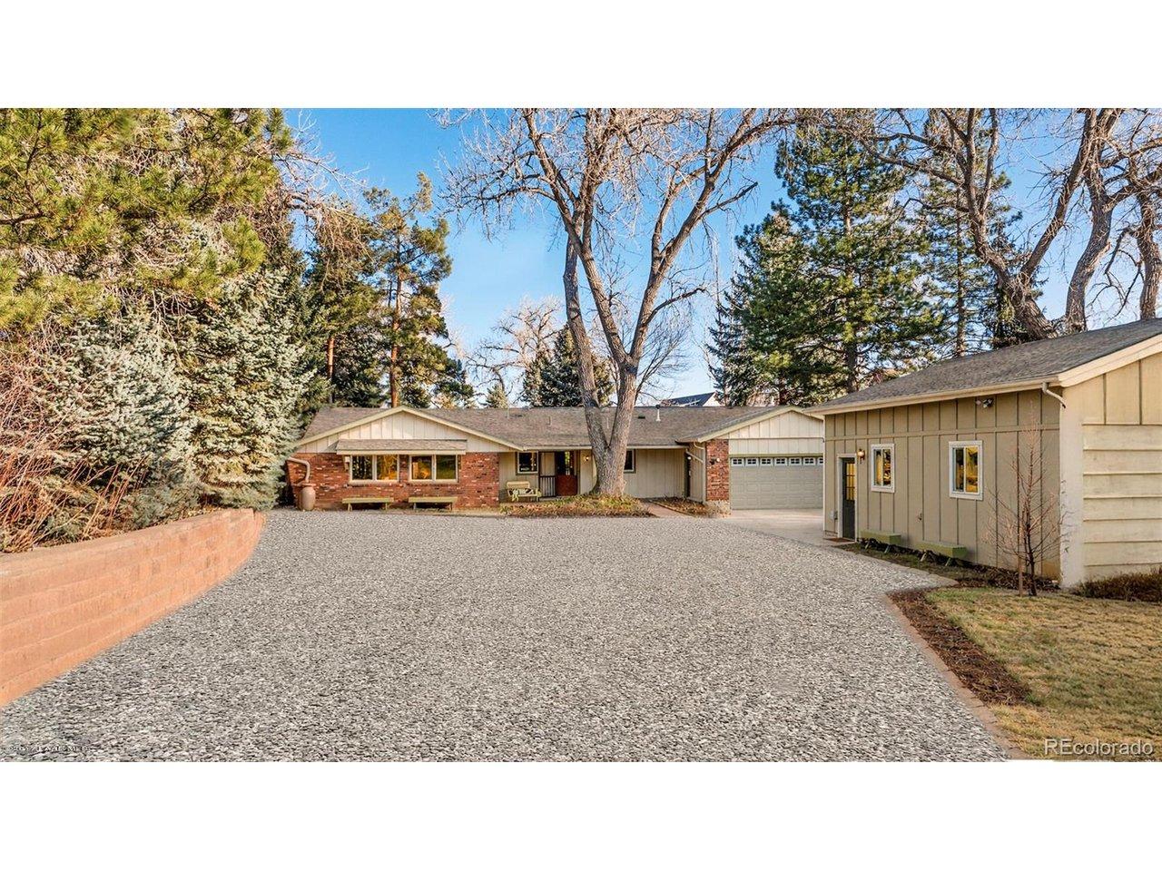 Image 3: Home 1 - Single family home, attached 2 car garage and detached studio with "drive through" bays; gravel circular drive