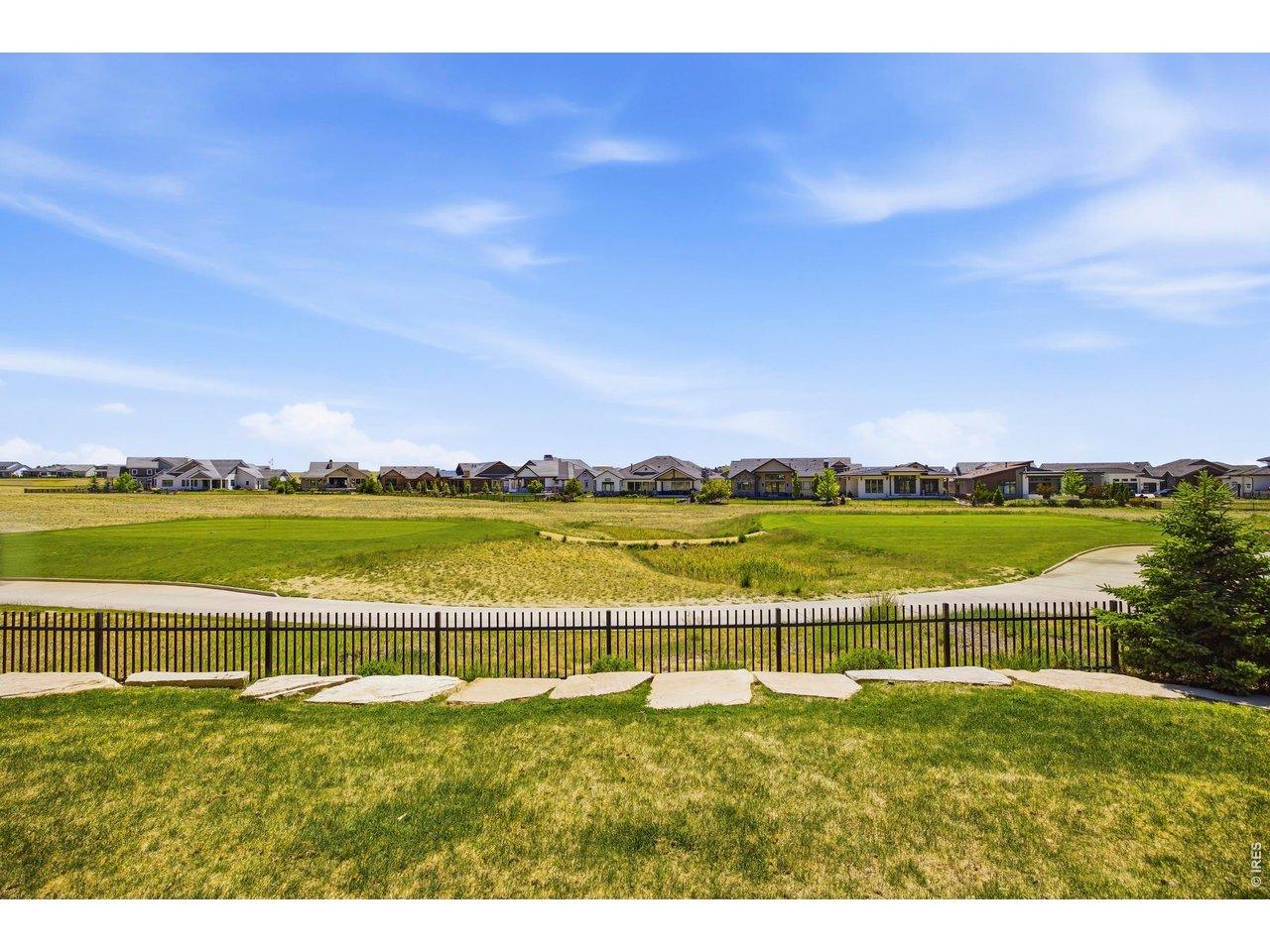 Image 4: Backyard overlooks golf course