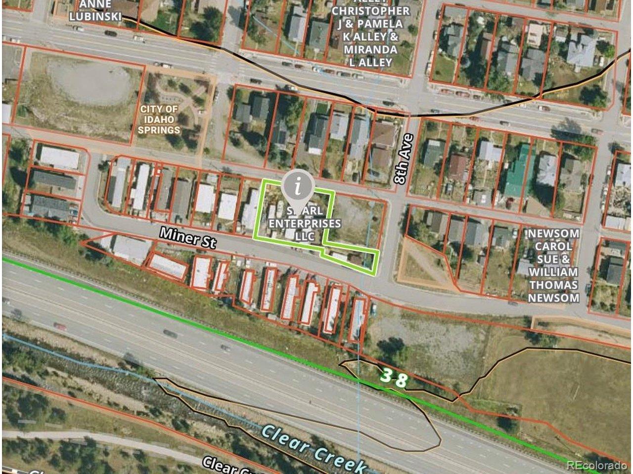 Image 1: Green outline of all lots in listing. Image 1: Green outline of all lots in listing.