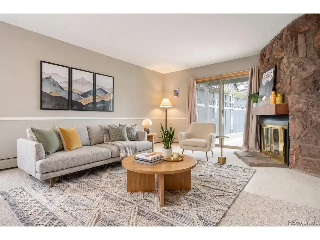 Image 1: Living room AI staged Image 1: Living room AI staged