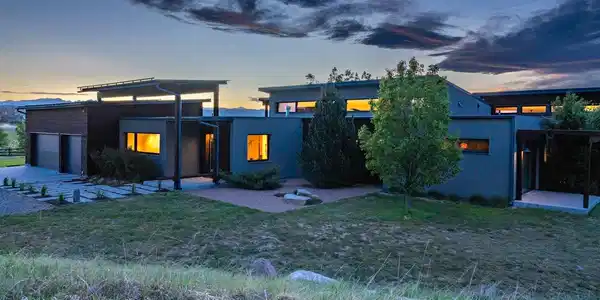 Image 2: Front Exterior with Solar Panels Image 2: Front Exterior with Solar Panels