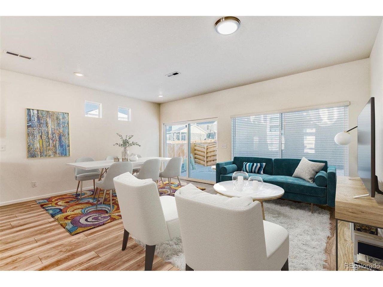 Image 2: Open Concept Living and Dining Space