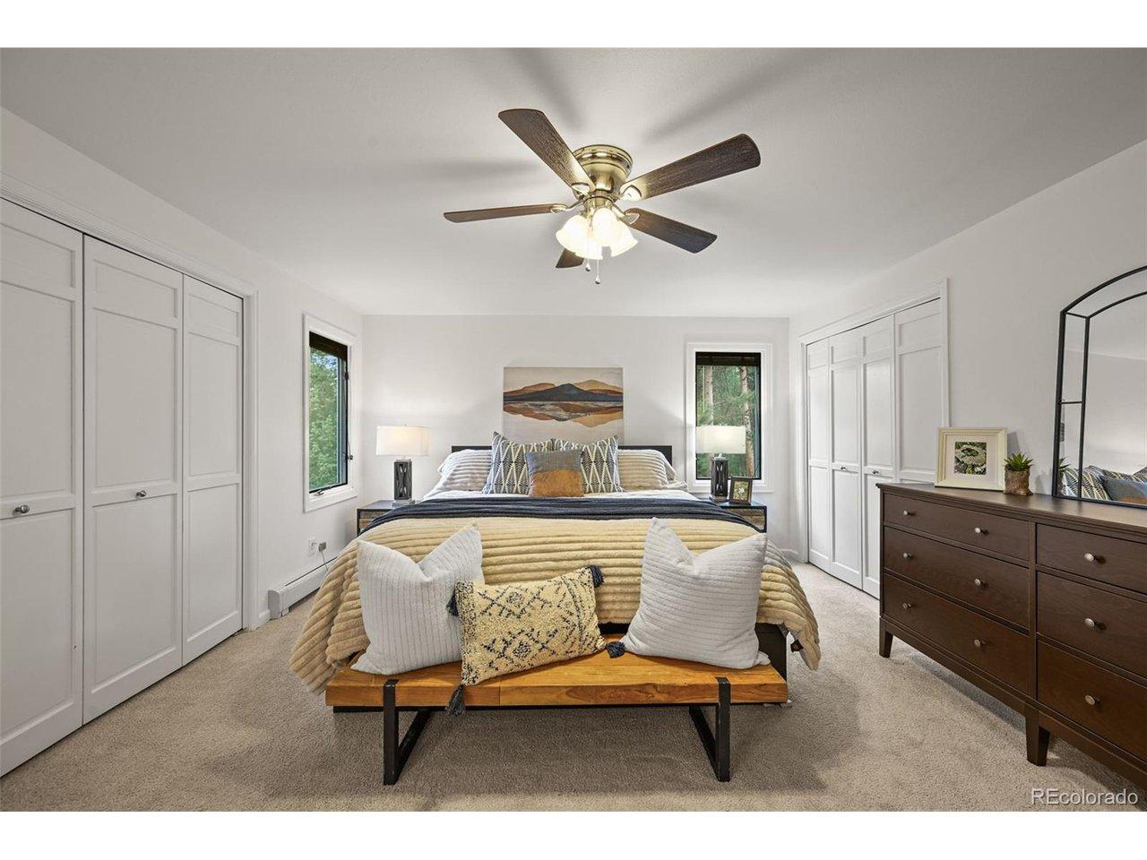 Image 2: The Primary bedroom accommodates a king size bed. Image 2: The Primary bedroom accommodates a king size bed.