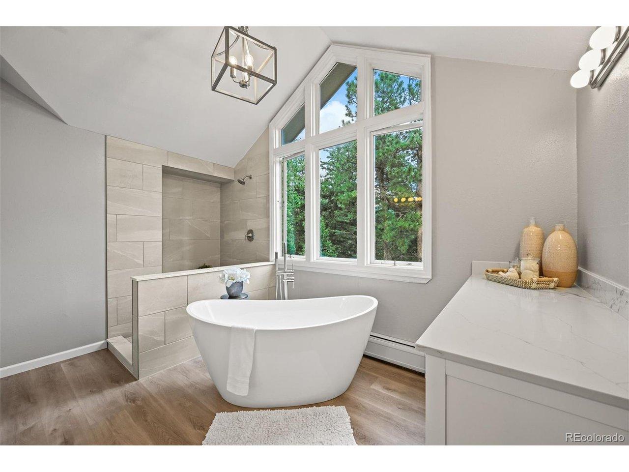 Image 3: The Primary Bathroom is completely remodeled. New shower glass enclosure to be installed soon. Image 3: The Primary Bathroom is completely remodeled. New shower glass enclosure to be installed soon.