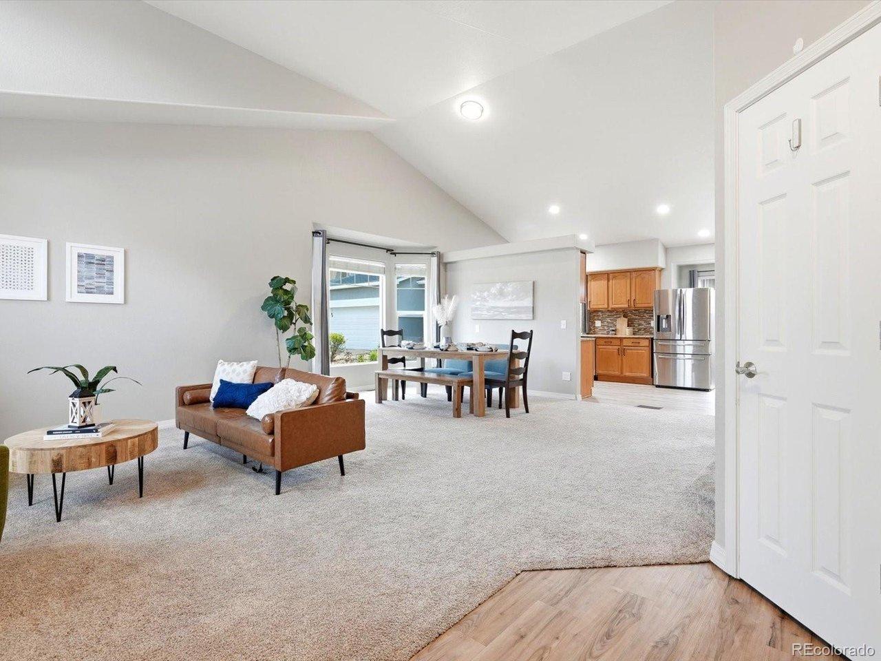 Image 3: Open living with vaulted ceilings Image 3: Open living with vaulted ceilings