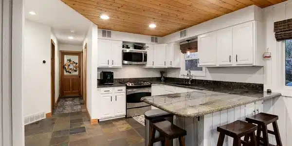 Image 4: The stylish farmhouse kitchen. Image 4: The stylish farmhouse kitchen.