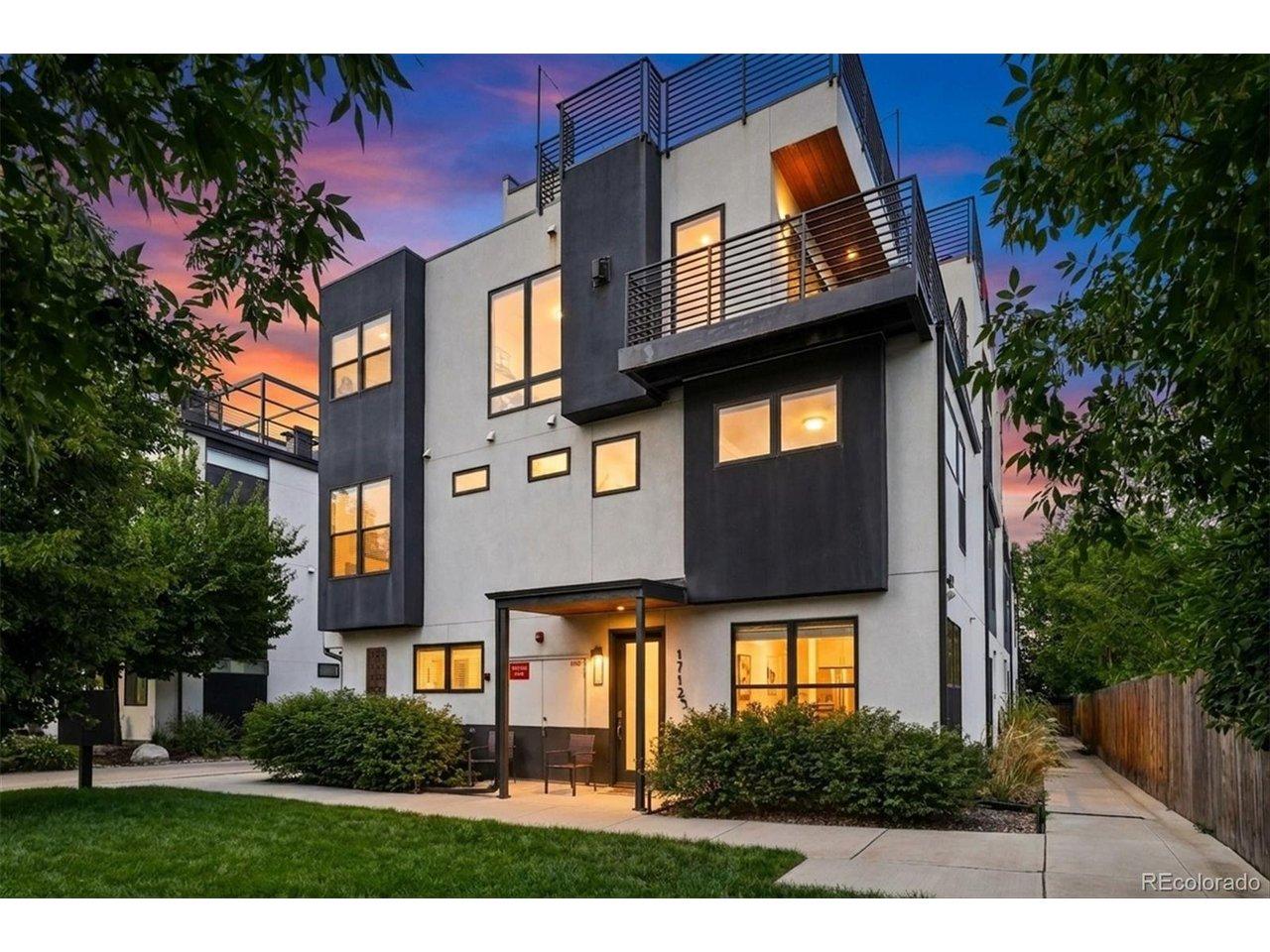 Image 1: Welcome to this better-than-new contemporary townhome, ideally located just five blocks from Sloan's Lake and minutes from Empower Field and downtown Denver. Thoughtfully designed with stylish finishes, flexible living spaces, and an expansive private roof