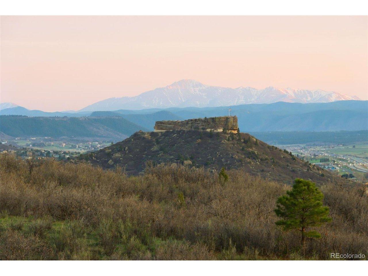 Image 4: Not just mountain views but clear views of Pikes Peak and "The Rock" can be seen from the home. Image 4: Not just mountain views but clear views of Pikes Peak and "The Rock" can be seen from the home.