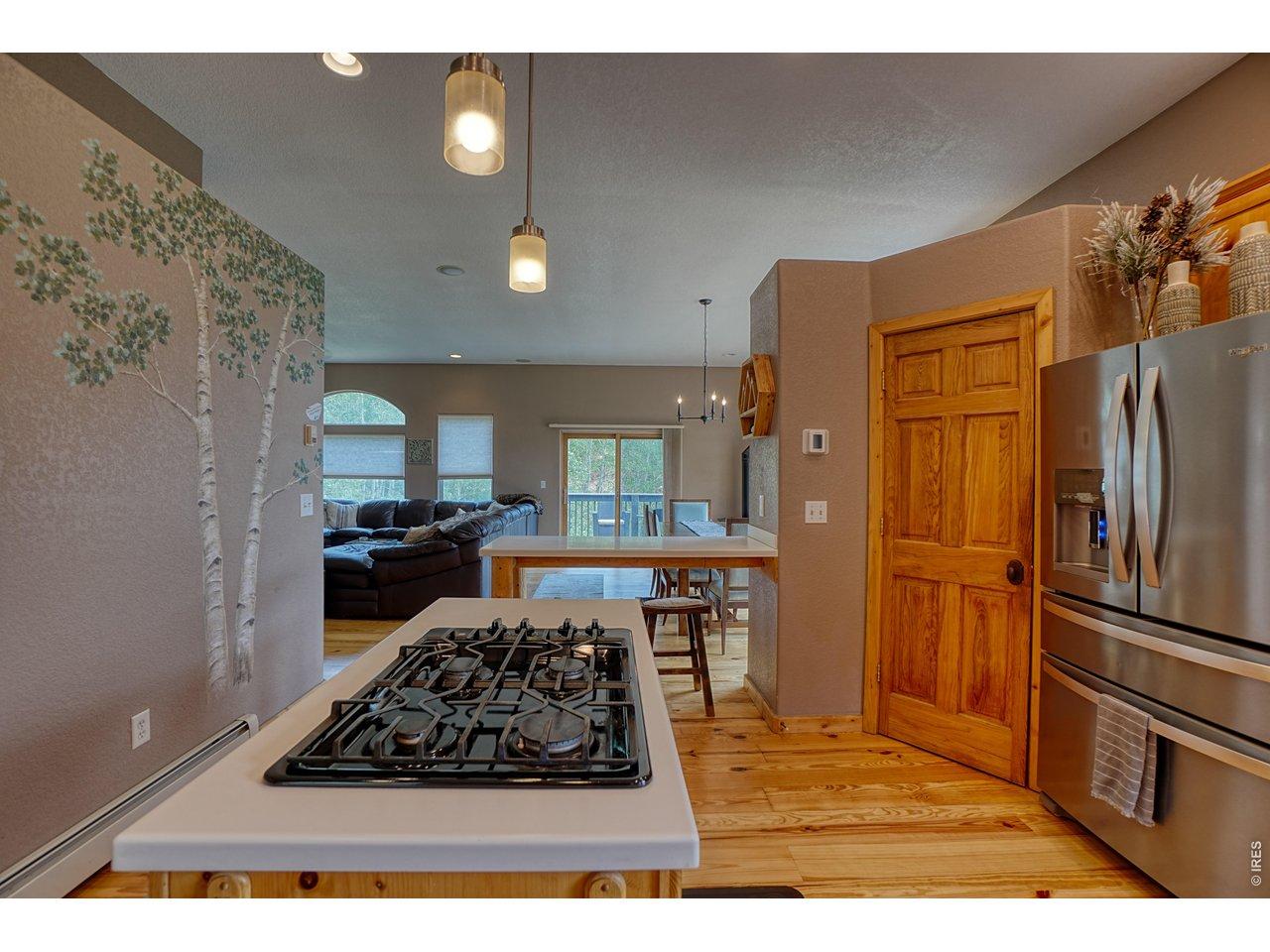 Image 4: New appliances+ gas cooktop in this open, chefs kitchen. Walk-in pantry