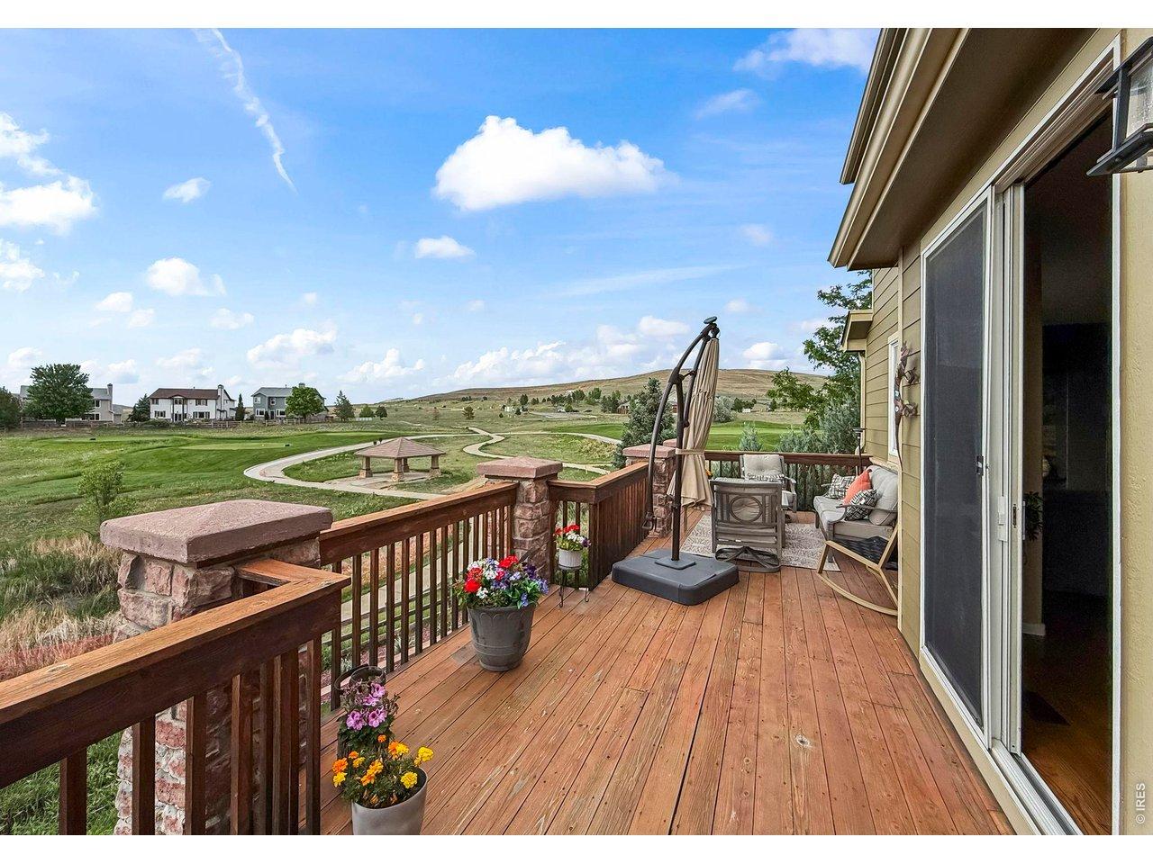 Image 3: Amazing views of golf course and mountains from your sprawling deck