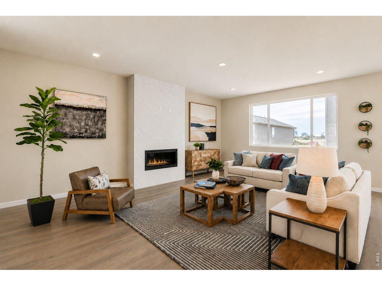 Image 4: Great room with fireplace Image 4: Great room with fireplace