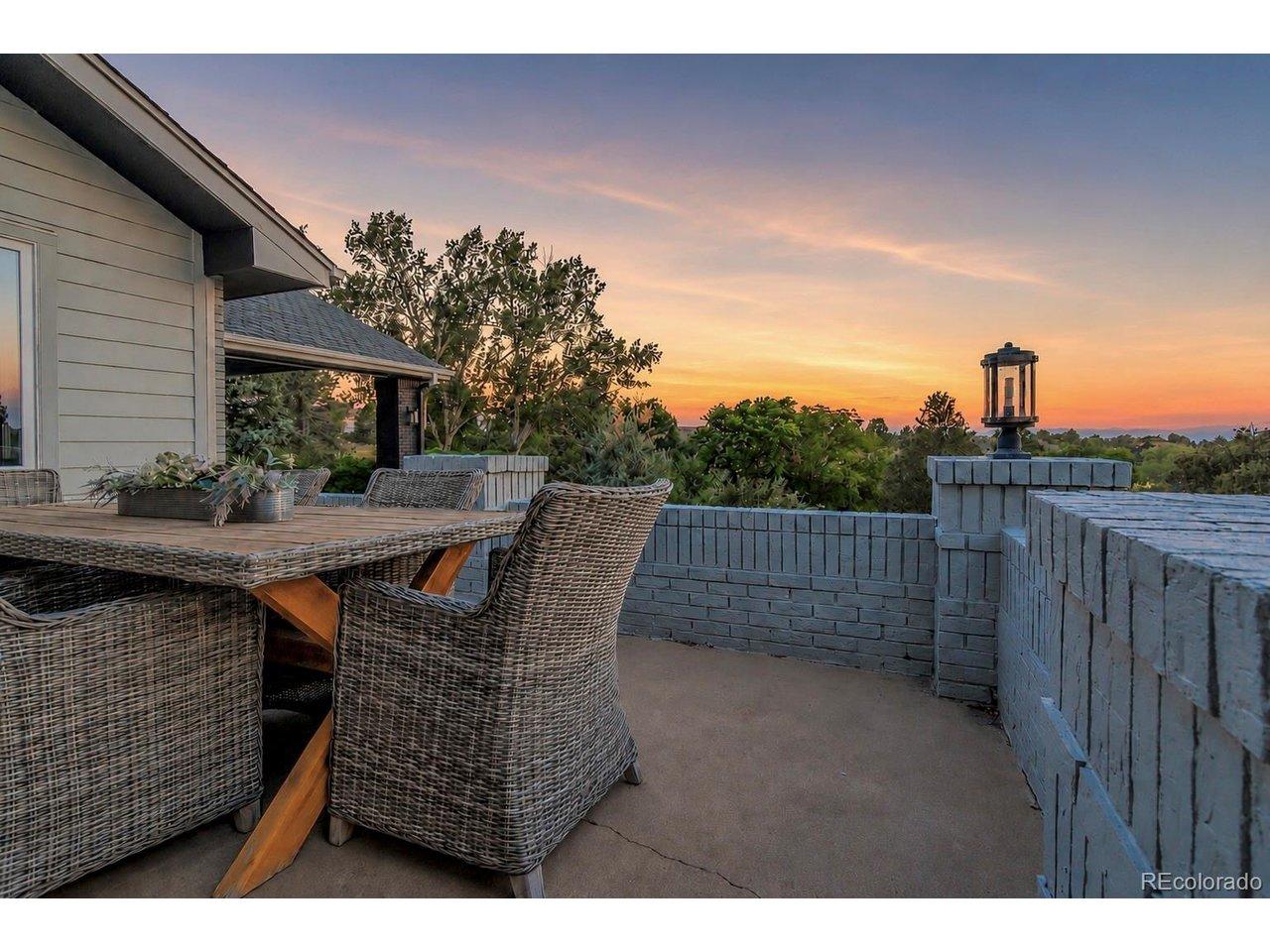 Image 2: Watch the sunset over the mountains from the front patio! Image 2: Watch the sunset over the mountains from the front patio!