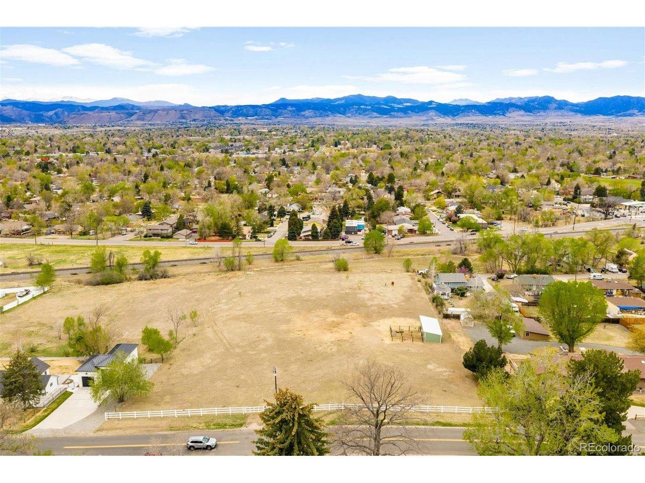 Image 2: Arial West Facing view of land from Garrison St. Image 2: Arial West Facing view of land from Garrison St.