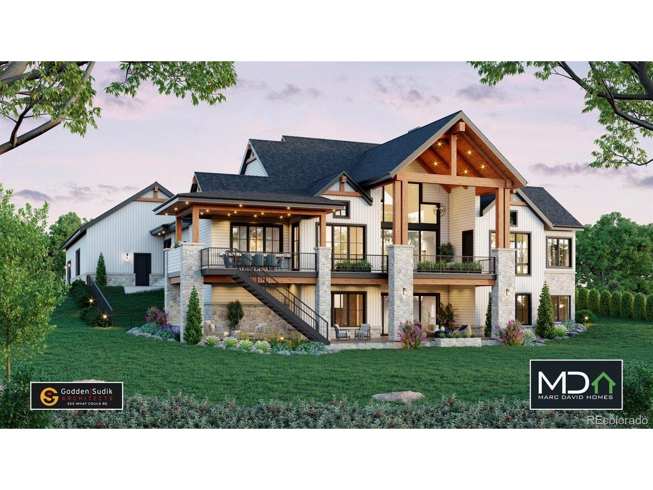 Image 2: Potential Custom Home Rendering Rear Image 2: Potential Custom Home Rendering Rear