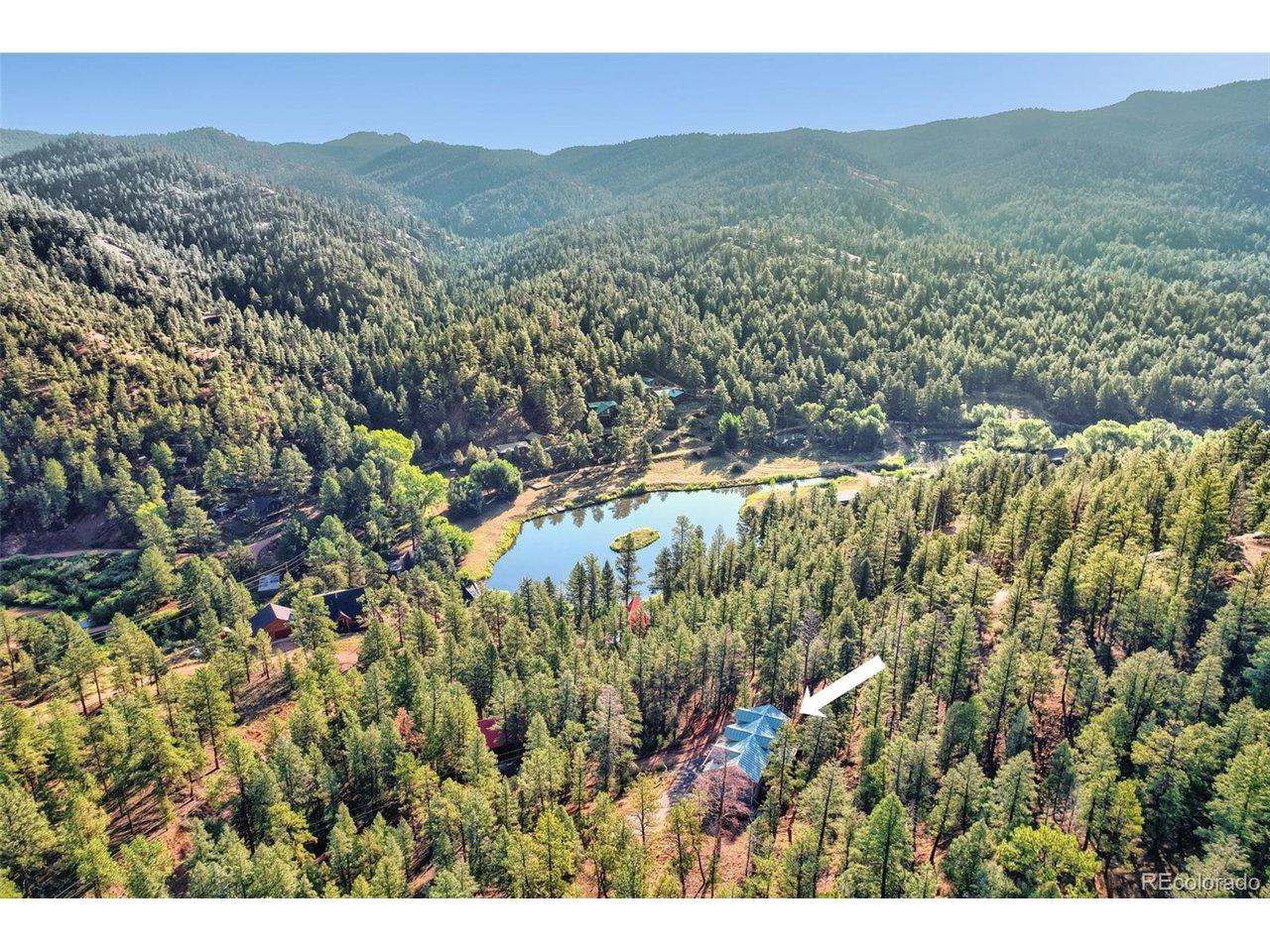 Image 1: Private community pond just moments from home-fish, relax, picnic, or simply take in the mountain scenery. Image 1: Private community pond just moments from home-fish, relax, picnic, or simply take in the mountain scenery.