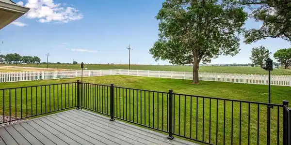Image 3: You Are First Welcomed By A 17' 8" x 10' Composite Deck For Summertime Relaxing And Entertaining. Image 3: You Are First Welcomed By A 17' 8" x 10' Composite Deck For Summertime Relaxing And Entertaining.