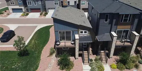 Image 3: Aerial front view of the home. Image 3: Aerial front view of the home.