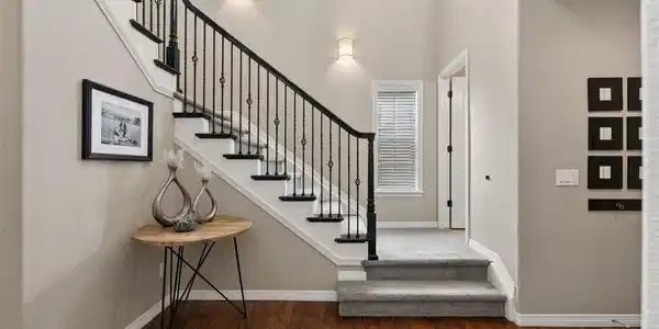 Image 4: Two story foyer is bright and welcoming