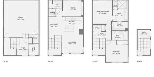 Image 2: Floor plans for all levels