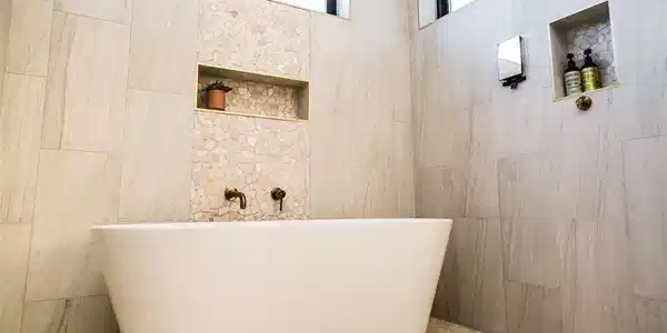 Image 4: Primary bathroom bathtub