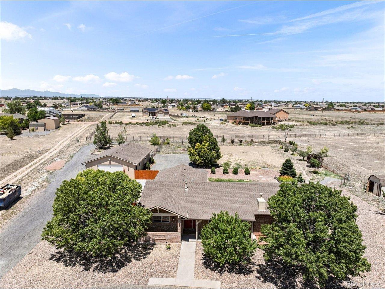 Image 1: Full view of the property on 4.85 acres minutes from the Pueblo Reservoir, sits on a cul de sac Image 1: Full view of the property on 4.85 acres minutes from the Pueblo Reservoir, sits on a cul de sac