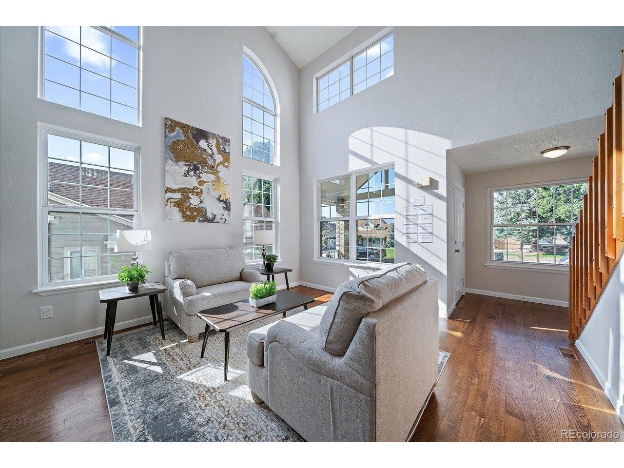 Image 4: Light, Bright Formal Living Room with Vaulted Ceilings, Skylight and Large Windows! Image 4: Light, Bright Formal Living Room with Vaulted Ceilings, Skylight and Large Windows!