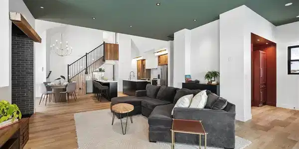 Image 4: View of entrance; family room; dining; and kitchen Image 4: View of entrance; family room; dining; and kitchen