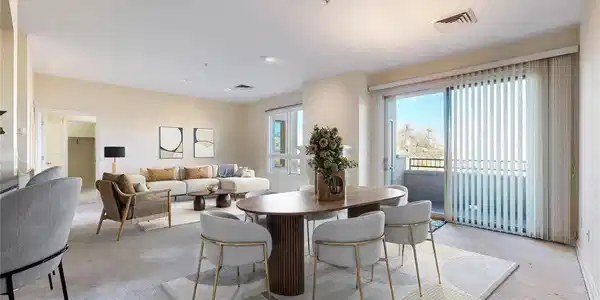 Image 2: Virtually staged great dining/living room Image 2: Virtually staged great dining/living room
