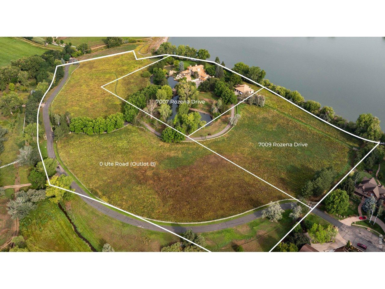 Image 2: Property Boundaries of the 3 parcel Estate Image 2: Property Boundaries of the 3 parcel Estate