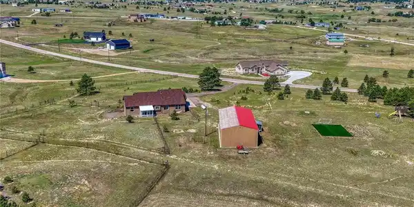 Image 2: Pikes Peak and Front Range views and 63' x 30' outbuilding.