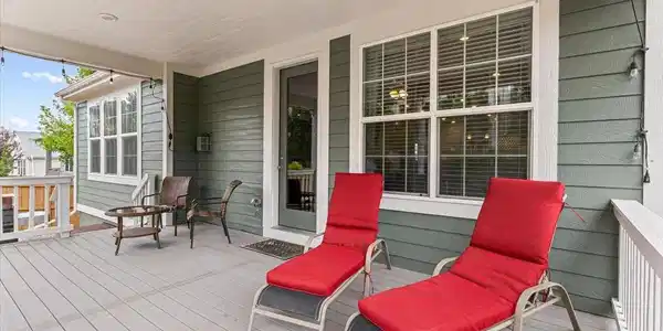 Image 3: Step out onto your covered deck and unwind in absolute style. Image 3: Step out onto your covered deck and unwind in absolute style.