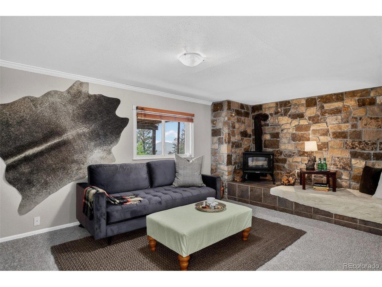 Image 4: wood burning fireplace on lower lower Image 4: wood burning fireplace on lower lower