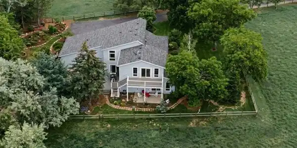 Image 4: A fully fenced, pet friendly yard surrounded by mature trees and pasture Image 4: A fully fenced, pet friendly yard surrounded by mature trees and pasture