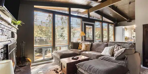 Image 4: Enjoy a full window wall with a treehouse feel! Image 4: Enjoy a full window wall with a treehouse feel!