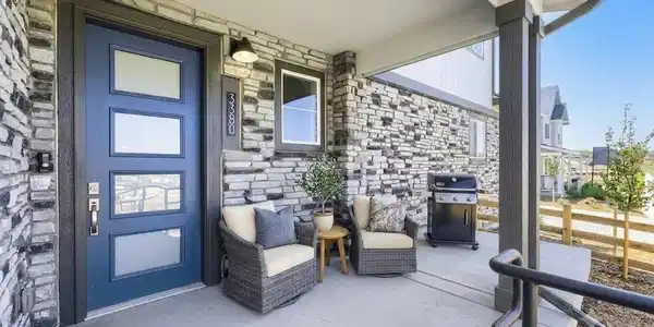 Image 3: virutally staged porch