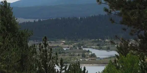 Image 3: Look across the channel between the Twin Lakes