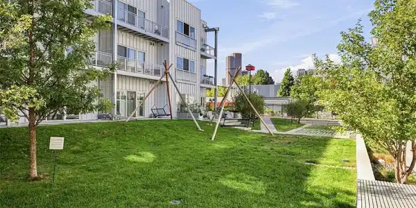 Image 2: Take a stroll in the private park before taking in the city! Image 2: Take a stroll in the private park before taking in the city!