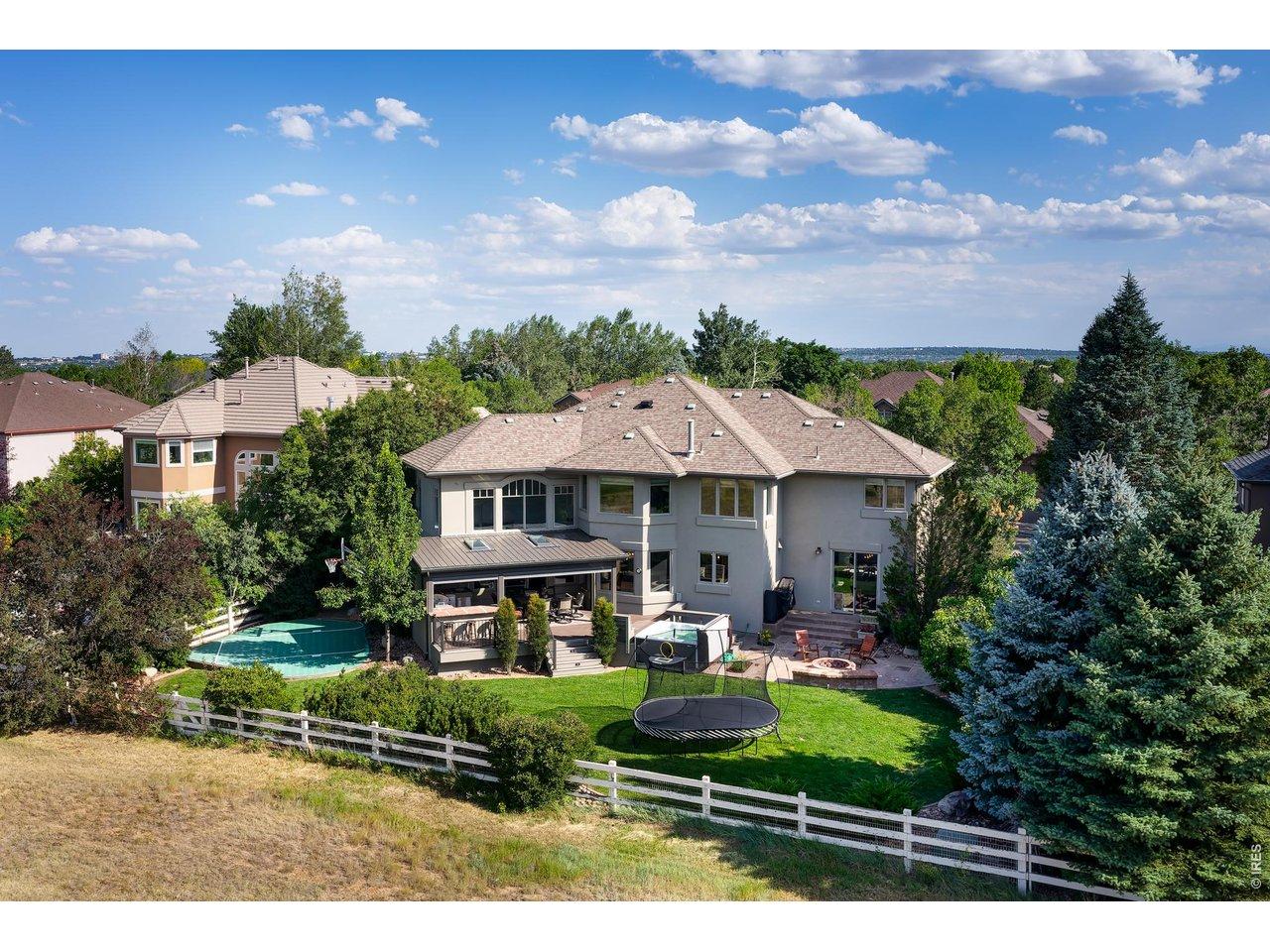 Image 4: Private backyard great for entertaining with sports court and hot tub Image 4: Private backyard great for entertaining with sports court and hot tub