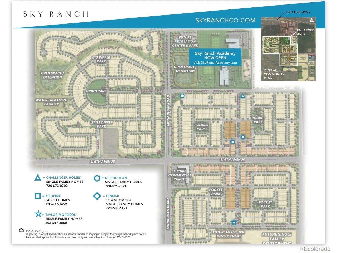 Image 2: K-12 School down the street & Community Recreation Center/Park has been planned. Tributary Marketplace w/ King Soopers Coming SOON.