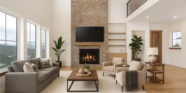 Image 4: Virtually staged Living Room