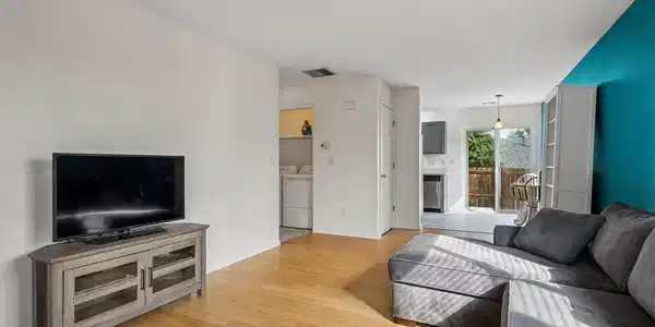 Image 3: Open Living Room w/ Bamboo Floors Image 3: Open Living Room w/ Bamboo Floors
