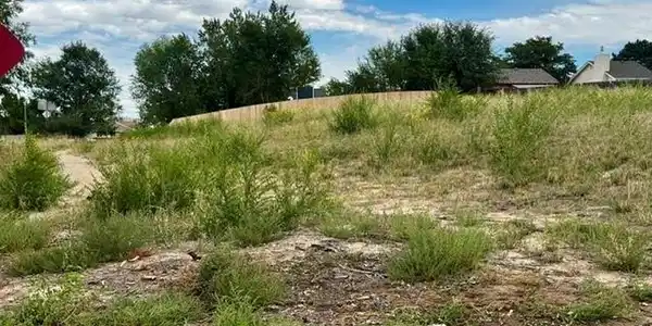 Image 2: Flat lot on a slight hill